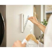 2025Joseph Joseph Orderly Foldaway Clothes Rail, Clothes Dryer, Laundry Ironing Drying Rack, Holds Up To 5 Hangers - 1 - 查看 6