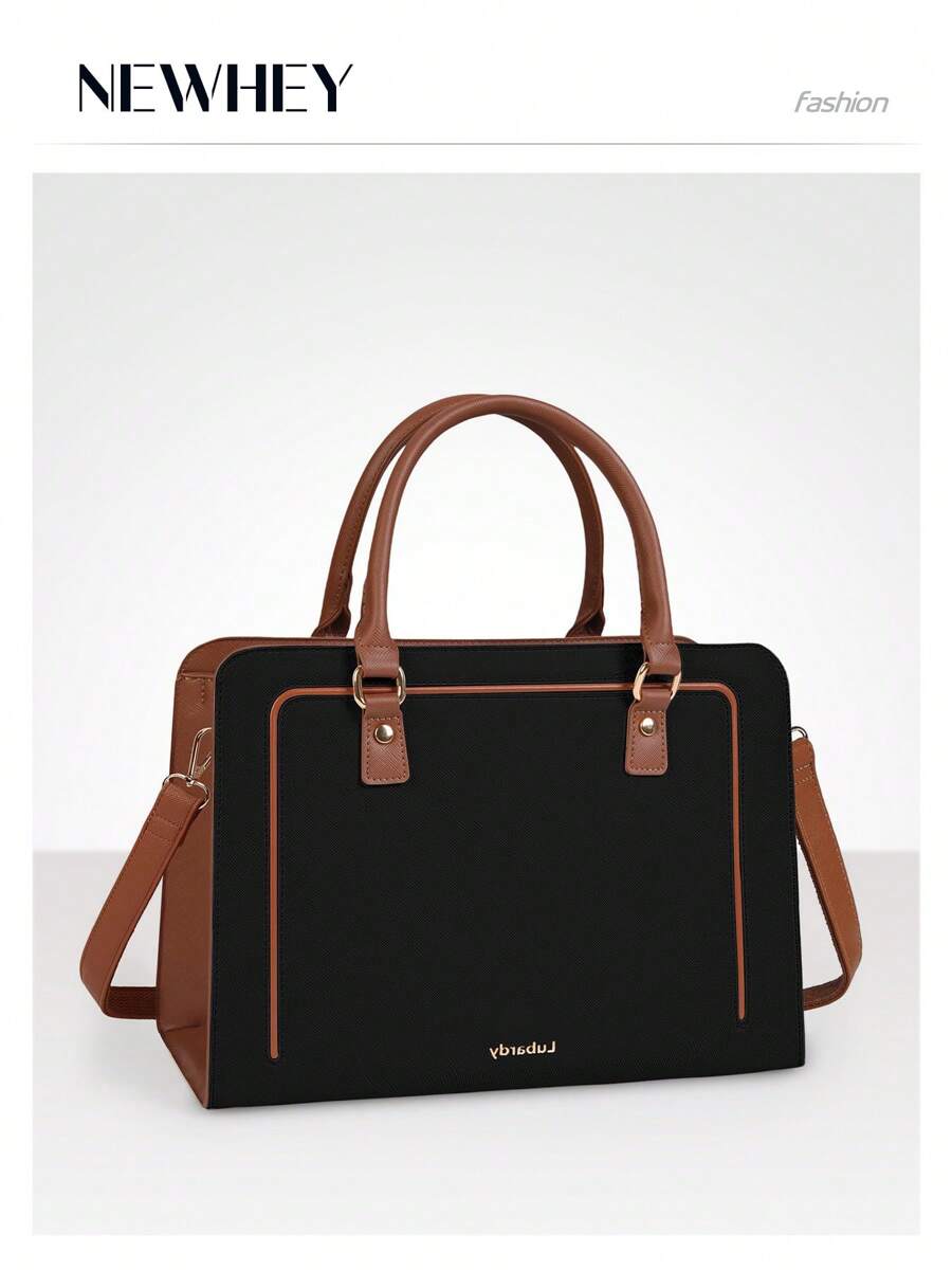 NEWHEY Women's Handbag, Top Handle Handbag, Waterproof Women's Handbag, Anti-Theft Shoulder Handbag, Women's Purse - Multicolor - View 1