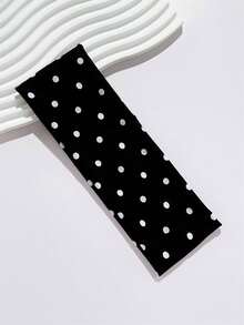 1件/2件/3件装 女士优雅甜美波点印花弹力运动头带，适合日常、健身、跑步、瑜伽等场合，吸汗发带头巾，时尚发饰，波西米亚风头带，优雅秋冬发饰，适合女士度假装扮，柔软头巾