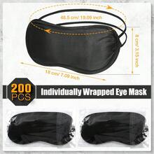 12/6/2/1 包眼罩眼罩睡眠面罩适用于团队游戏旅行睡眠派对用品带可调节肩带适用于男女儿童，黑色，学校，返校，旅行，旅行必需品，家居必需品，眼罩，睡眠面罩 - 彩色 - 查看 9