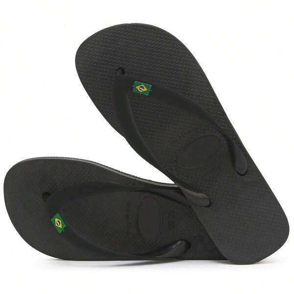 Chinelo Sandalia Branco Bandeira do Brasil Unissex de dedo verão Modelo Tradicional do 37 ao 44