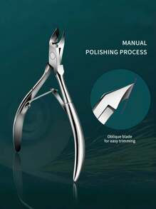 Profesjonalne cążki do skórek ze stali nierdzewnej, trymer do skórek, obcinacz do paznokci, superostre nożyczki do usuwania martwego naskórka z ergonomicznym uchwytem, oszczędzający pracę przyrząd do usuwania skórek z paznokci u stóp i stóp, narzędzia do pielęgnacji skórek, narzędzia do manicure i pedicure dla kobiet i mężczyzn, do użytku w salonie, prezenty dla rodziny, przyjaciół, ukochanych, na powrót do szkoły, Halloween, Boże Narodzenie