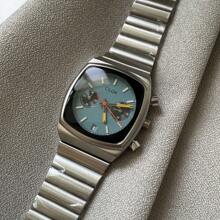 1pc CILOA Men's Multi-Function Highly Attractive Luminous Waterproof Quartz Watch, Everyday Use - Blue - View 5