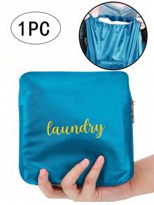 1/2Pcs Travel Laundry Bag, Foldable Dirty Cloth Laundry Travel Bag, Extra Large Travel Laundry Bag, Heavy Duty Travel Laundry Bag, Large Laundry Hamper Liner, Laundry Bag, Suitable For Home Use, College Students, Travel, Gym, Camp, Students, Bedroom Storage, Home Travel Organizer Storage Bins Closet Organizer For Clothing Wardrobe Storage Closet Dividers Closet Dividers Dorm Sweater Sock Pants Jeans Underwear Bag For School School Accessories School Stuff - Multicolor - View 12