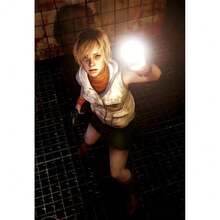 1幅装裱寂静岭游戏海报，帆布画，恐怖游戏主题，卧室/游戏室墙面装饰，家居装饰礼品，CanvasPop品牌，生日/毕业礼物 - 彩色 - 查看 26