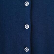 Girls' Cardigans Sweater Cotton Button Solid Long Sleeve Knit Sweaters