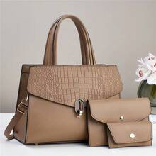 Women Top Handle Bags - 卡其 - 查看 4