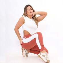 Kit With 2 Crepe Pants With Simple Knotted Belt, Pocket, Drawstring - Gray and Rose - View 7