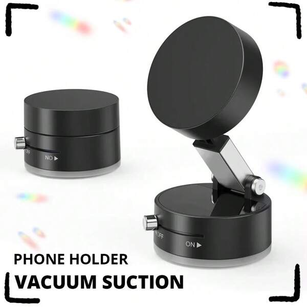 1 Stück 2025 Neue MagSafe Saugnapf Multifunktions Magnetische Verstellbare Horizontale Kfz Handyhalterung, inklusive Matte, kompatibel mit Apple/ und mehr, doppelseitiger Klebstoff, faltbarer multifunktionaler Navigations Autohalter aus Kunststoff, ideales Geburtstagsgeschenk, wasserdichtes ABS Material, modisches Kfz-Zubehör kompatibel mit iPhone, Android Smartphone, Geschenk für Geburtstag, Familie, Freunde Autozubehör