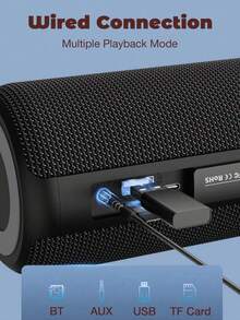 ZEALOT 20W BT 无线扬声器，户外便携式低音炮扬声器防水 IPX 5，无线扬声器，双配对，1800mAh 电池，6 小时播放时间响亮立体声，震撼低音 - 彩色 - 查看 11