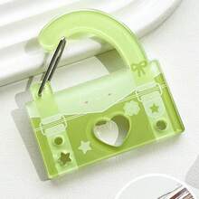 1 件镂空甜美可爱亚克力登山扣，装饰镂空钥匙扣吊坠，适用于背包、学生包配件 - 彩色 - 查看 4