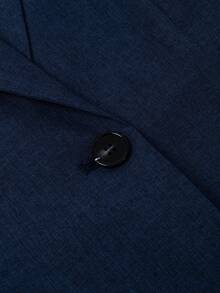 HOMEYEE 西装领长袖休闲、商务、职业装夹克，适合春、夏、秋、冬 - 藏蓝色 - 查看 5