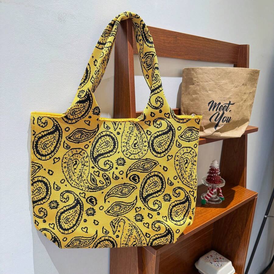 Women Shoulder Bags - 腰果花-粉紅色 - 查看 1