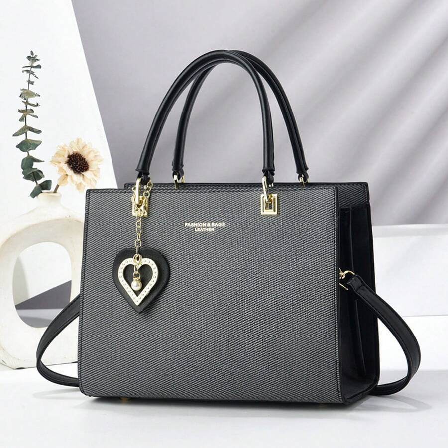 Women Top Handle Bags - 粽色 - 查看 1