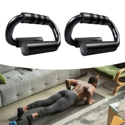 1 Stück Liegestützgriffe mit Schaumstoffgriff, rutschfest für Planks und Calisthenics Krafttraining