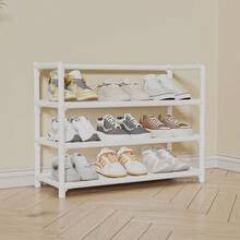 1pc 3-7 Tier Simple Shoe Rack, Dust-Proof Shoe Cabinet For Entryway, Dorm, Indoor, Balcony - Multicolor - View 12