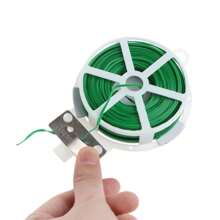 1PC 20m (65.6ft) Heavy Duty Plastic Garden Training Wire - Premium All-Weather Plant Support Tie For Climbing Roses, Vine Plants, Flowers And Vegetables | Multi-Purpose Horticultural Binding Wire For Year-Round Gardening | Essential Gardening Supplies For Home Gardeners And Professional Landscapers