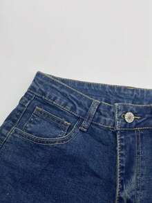 Pantalones harem sueltos y versátiles para mujer, sección larga de jeans de color original, estilo casual de Europa y Estados Unidos