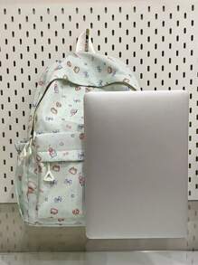 Nova Mochila Simples da Moda, Mochila Escolar Estilo Universitário Casual