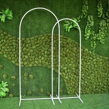 1pc Arch Backdrop Stand, Wedding Balloon Arch Kit Frame, Available In Multiple Gold And Black Sizes, Suitable For Wedding, Valentine's Day, Anniversary, Birthday Party, Graduation Photo Decoration And Photo Backdrop