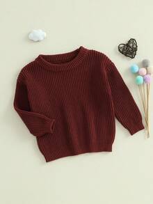 Newborn Baby Sweaters - Dark Brown - View 7