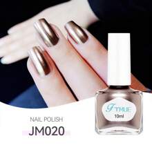 镜面指甲油、速干金属指甲油、冰透明荧光指甲油、亮丽多彩指甲油、炫彩反光指甲油、风干型、快速亮泽、温和气质、美甲DIY家用，23种颜色可选 - 彩色 - 查看 23