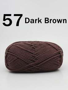 1/2支 5股混色乳白色腈纶纱线，50克/支，柔软多用途，中等粗细的乳白色纱线 - 非常适合手工编织、手工织造、DIY工艺品，可用于DIY钩编包、手提袋、围巾、帽子、毛衣、衣服、拖鞋、鞋子、玩偶、靠垫、钩编毯子、手工钩编项目、DIY小礼物、情人节礼物。