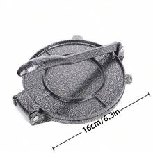 1pc 6.3in/7.87in Tortilla Press, Aluminum Tortilla Maker, Flour Tortilla Maker, Roti Press, Quesadilla Maker, Taco Maker - Black - View 14