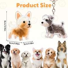 Cute Pet Souvenirs, Transparent And Compact Design, Collect Pet Hair At Any Time, Treasure Every Warm Memory, Carry The Keychain With You, And Easily Store It When Walking The Dog And Combing The Hair, Creating A Heartwarming Souvenir For Your Furry Child~ - Multicolor - View 2