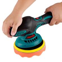 Car Polishing Machine,7000 RPM Cordless Polisher,Electric Cars Polish Machines Adjustment 6 Speed Auto Detailing Tool For Onevan 18V Battery (Battery And Charger Not Include) - UK Plug(220-240V) - View 7