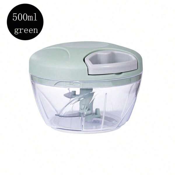 1 peça, 16,91 / 30,43 onças de ferramentas manuais de cozinha práticas e rápidas e duráveis, moedor de carne manual, picador de alho, triturador de cebola rotativo, cortador de vegetais, moedor de frutas criativo, moedor de carne, fácil de cozinhar, um bom ajudante para manusear ingredientes de cozinha