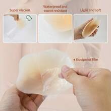 QY 2 Pairs Cakes Nipple Covers With Lift Reusable Silicone Nipple Covers No Show For Breast Lift Invisible Nipple Covers Waterproof For Strapless And Backless Outfits 8380 - như hình ảnh - Xem 3