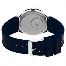 Timex Ceas Timex pentru bărbați cu cuarț, cu trei ace, seria Q, carcasă din oțel inoxidabil/oglindă din sticlă rezistentă la zgârieturi TW2V32100