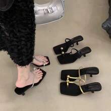 Women Flip-Flops - Plateado - Ver 4