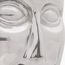 Hocker Silbern 33x33x45 cm Aluminium - Silber - Übersicht 3