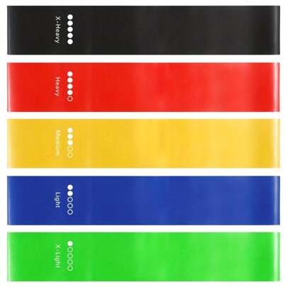 1 pezzo/5 pezzi Fascia di resistenza per sollevare il sedere, fasce per glutei da yoga per donne, accessori per palestra per attivare i glutei