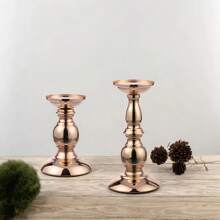 1 Pc/1 Set Of Luxury Metal Candle Holder/Candlestick Holders, Windproof Candle Holder With Windshield, Ivory Scented Candle For Nordic Retro Style Romantic Table Decoration, Candlelight Dinner Props, Coffee Table Living Room Table Decoration, Tree Candle Decoration Candle Holder, Outdoor Garden Decoration, Office Table Decoration,