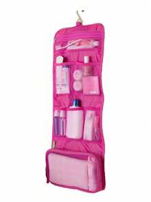 Portable Cosmetic Bag Travel Storage Bathroom Toiletries Waterproof Laundry Bag, Waterproof Bag For Storage, Perfect For Graduates, Teens, Freshmen, Sophomores, Teens, College And High School, Outdoors, Traveling, And Back-To-School Toiletry Bag Wash Bag For Travel For Bathroom Large Capacity Makeup Bag For Men For Women - Multicolor - View 4