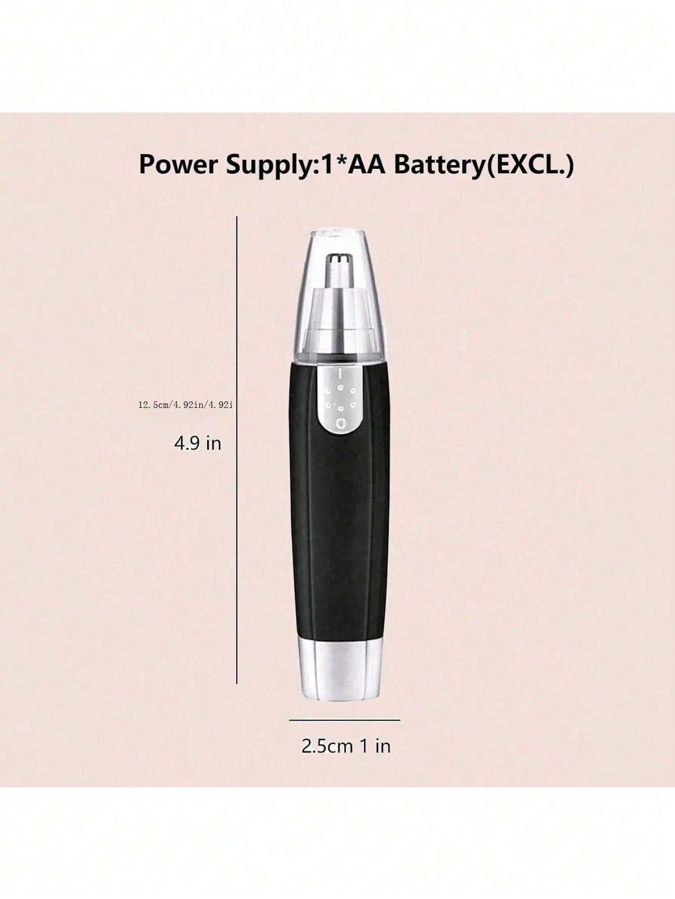 آلة تقليم شعر الأنف مقاومة للماء للرجال والنساء ،...