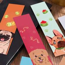 20张狗狗造型简约小卡片书签，学生装饰纸质书签 - 彩色 - 查看 2