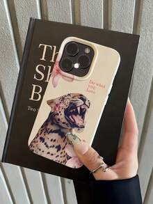 1 件白色豹纹个性化 TPU 防震手机壳，适用于 Apple 16、15、14、13、12、11 Pro Max 及系列 - 彩色 - 查看 3