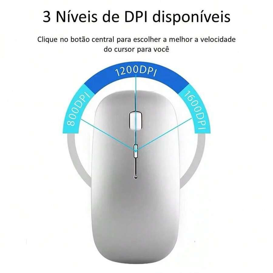 Wireless Bluetooth Mouse Compatible With Cell Phone Notebook Computer Tablet