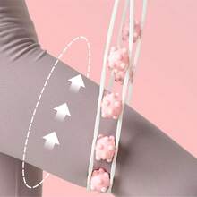 Masaj portabil pentru spate, umăr, gât și mușchi, rolă de masaj pentru fizioterapie fitness, rolă de tragere cu mărgele pentru picioare, masaj pentru spate și talie