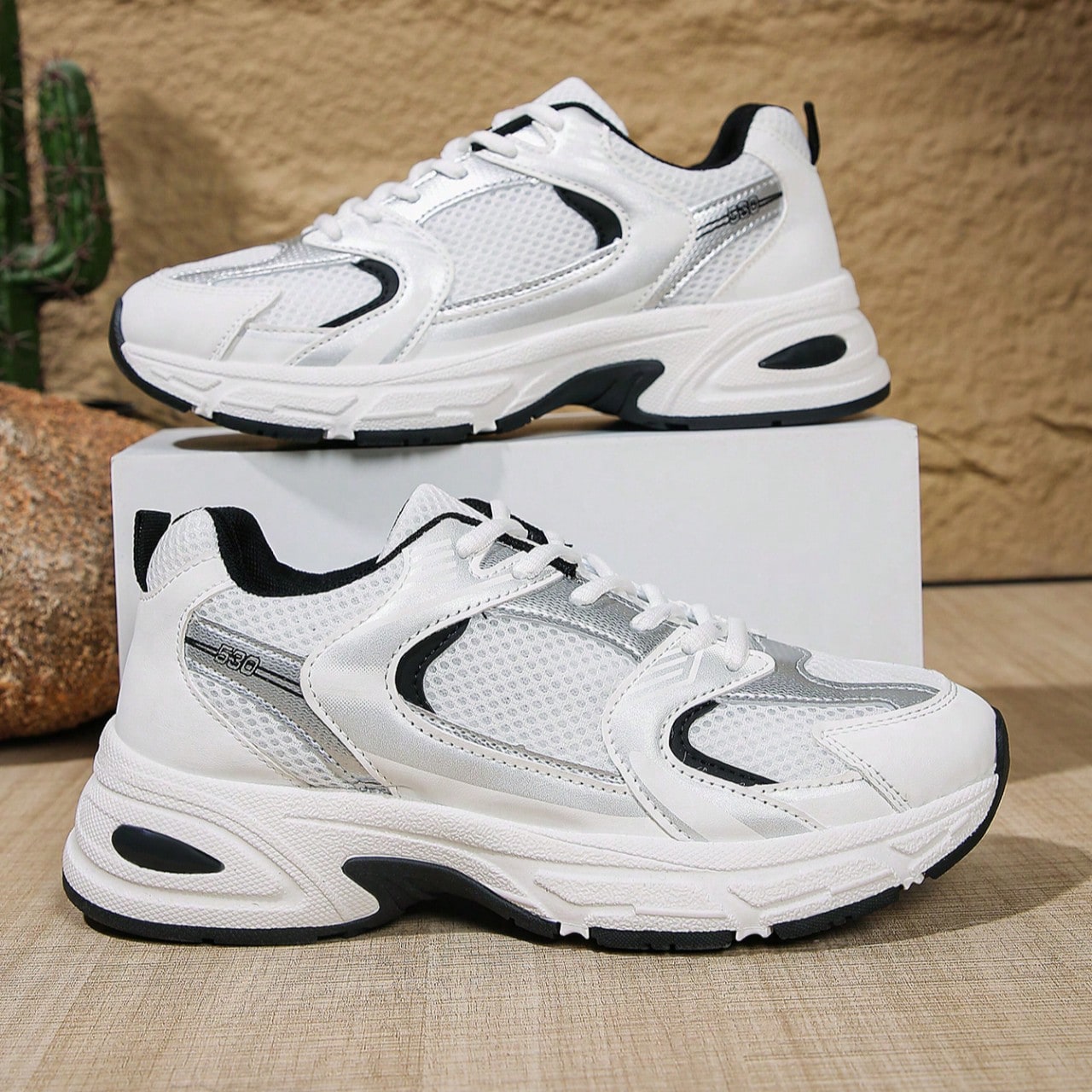 Nuevos zapatos deportivos casuales para mujer, zapatillas deportivas de estilo preppy con suela gruesa, zapatos, zapatillas blancas, estilo de pareja,