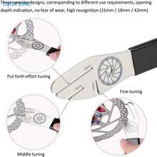 Stainless Steel Bicycle Disc Brake Pad Repair Tool, Brake Disc Adjustment Wrench For Brake Pad Correction And Adjustment - Multicolor - View 2