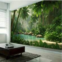 热带景观墙壁艺术装饰，家居装饰 - 1個 - 查看 1