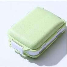 便携式旅行药盒防潮药丸整理器可重复使用药盒男女通用药品计划器日常口袋药盒可容纳维生素药物和补充剂家庭旅行必备配件户外办公室返校