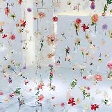 Hanging Flower Curtain, Creative Photo Prop, Artificial Flowers, Indoor/Outdoor Decor, Romantic Wedding Backdrop - Multicolor - View 4