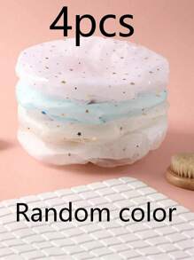 1 pièce Bonnet de douche à double couche, Bonnet anti-chute de cheveux, Bonnet de bain et de sommeil, Bonnet de séchage, Bonnet de coloration, Bandeau élastique, Imperméable, Réutilisable pour femmes, Convient pour la douche, la coiffure, le sauna, la cuisine