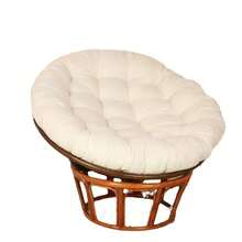 Round Cushions, Round Tufted Chair Cushions, Thick Solid Color Comfortable Floor Cushions, Garden Cushions, Rattan Chair Cushions, Hanging Chair Cushions - trắng - Xem 1
